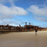 4 - Maheno Schiffsfrack am 75- Mile-Beach
